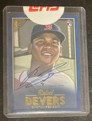 Rafael Devers [Autograph Blue] #127 Baseball Cards 2018 Topps Gallery Prices