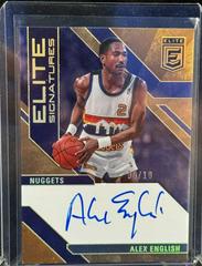 Alex English [Gold] #24 Basketball Cards 2023 Donruss Elite Signature Prices