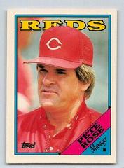 Pete Rose #475 Baseball Cards 1988 Topps Tiffany Prices