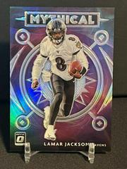 Lamar Jackson Football Cards 2020 Panini Donruss Optic Mythical Prices