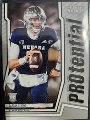 Carson Strong #P-CS Football Cards 2022 Panini Score Protential Prices