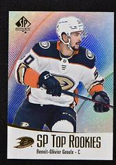 Benoit Olivier Groulx [Blue] #TR-5 Hockey Cards 2021 SP Authentic Top Rookies Prices