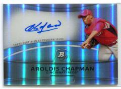 Aroldis Chapman #ACH Baseball Cards 2010 Bowman Platinum Prospect Autograph Prices