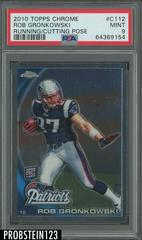 Rob Gronkowski [Running, Cutting Pose Refractor] Football Cards 2010 Topps Chrome Prices