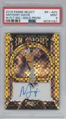 Anthony Davis [Gold Prizm] #IF-ADV Basketball Cards 2019 Panini Select in Flight Signatures Prices