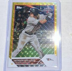 Jackson Holliday [Foilfractor] #PD-7 Baseball Cards 2023 Topps Pro Debut Prices