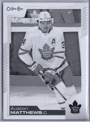Auston Matthews [Black & White] #126 Hockey Cards 2020 O Pee Chee Prices