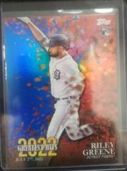Riley Greene [Blue] #22GH-10 Baseball Cards 2023 Topps 2022 Greatest Hits Prices