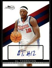Al Thornton #TSAAT Basketball Cards 2008 Topps Signature Autographs Prices