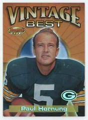 Paul Hornung #VB-PH Football Cards 2001 Bowman's Best Vintage Prices