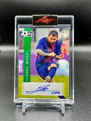 Lionel Messi [Green] Soccer Cards 2022 Pro Set Autographs Prices