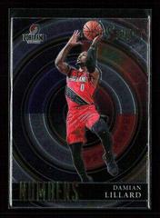 Damian Lillard #4 Basketball Cards 2020 Panini Select Numbers Prices