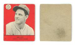 Mel Ott [Red Background] #33 Baseball Cards 1941 Goudey Prices