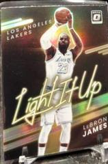 LeBron James [Holo] #11 Basketball Cards 2021 Panini Donruss Optic Light It Up Prices