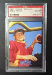Steve Young #8 Football Cards 1991 Proline Portraits Prices