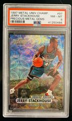 Jerry Stackhouse [Precious Gems] Basketball Cards 1997 Metal Universe Championship Prices