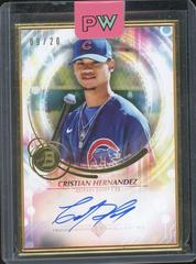 Cristian Hernandez #TCA-CH Baseball Cards 2022 Bowman Transcendent Autographs Prices