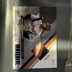 Miguel Cabrera [Platinum] #MLM-MC Baseball Cards 2024 Topps Major League Material Prices
