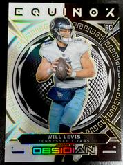 Will Levis [Yellow Electric Etch] #24 Football Cards 2023 Panini Obsidian Equinox Prices