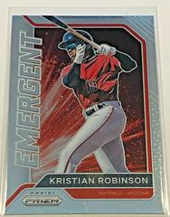 Kristian Robinson Baseball Cards 2021 Panini Prizm Emergent Prices