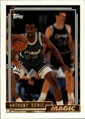 Anthony Bowie Basketball Cards 1992 Topps Gold Prices