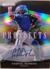 Gabriel Moreno [Autograph Silver Prizm] Baseball Cards 2021 Panini Prizm Draft Picks Prospects Prices