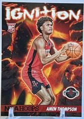 Amen Thompson #23 Basketball Cards 2023 Panini Hoops Ignition Prices
