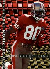 Jerry Rice #4 Football Cards 1995 Fleer Gridiron Leaders Prices