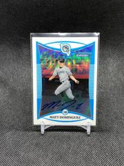 Matt Dominguez [Refractor Autograph] #BCP118 Baseball Cards 2008 Bowman Chrome Prospects Prices
