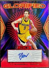 T.J. McConnell [Red] #12 Basketball Cards 2023 Panini Recon Glorified Signature Prices