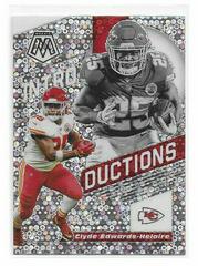 Clyde Edwards Helaire [No Huddle Silver] #I5 Football Cards 2020 Panini Mosaic Introductions Prices