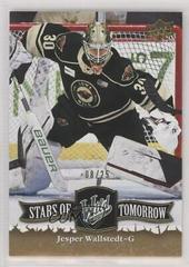 Jesper Wallstedt [Gold] #ST-5 Hockey Cards 2022 Upper Deck AHL Stars of Tomorrow Prices