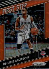 Reggie Jackson [Orange Prizm] Basketball Cards 2016 Panini Prizm First Step Prices