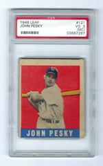 John Pesky Baseball Cards 1948 Leaf Prices