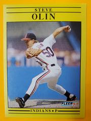 Steve Olin #374 Baseball Cards 1991 Fleer Prices