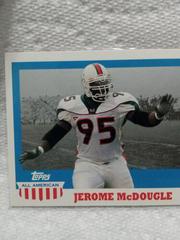 Jerome McDougle #114 Football Cards 2003 Topps All American Prices