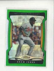 Adam Jones [Green Refractor] #71 Baseball Cards 2009 Finest Prices