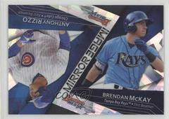 Brendan McKay,  Anthony Rizzo [Atomic Refractor] Baseball Cards 2017 Bowman's Best Mirror Image Prices