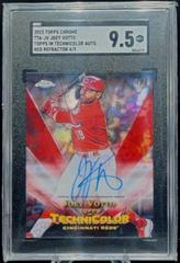 Joey Votto [Red] #TTA-JV Baseball Cards 2023 Topps Chrome in Technicolor Autographs Prices