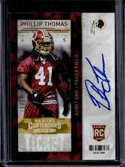 Phillip Thomas [No Ball Cracked Ice Ticket Autograph] #173 Football Cards 2013 Panini Contenders Prices
