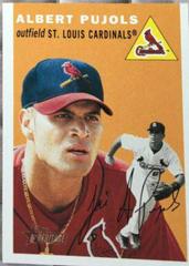 Albert Pujols [Orange Background] #7 Baseball Cards 2003 Topps Heritage Prices