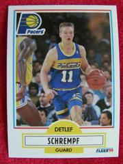 Detlef Schrempf Basketball Cards 1990 Fleer Prices