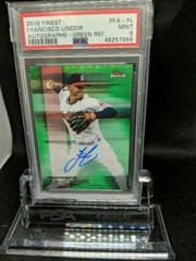 Francisco Lindor [Green Refractor] #FA-FL Baseball Cards 2016 Topps Finest Autographs Prices