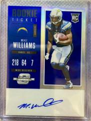 Mike Williams [Autograph Blue] #125 Football Cards 2017 Panini Contenders Optic Prices