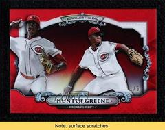 Hunter Greene [Red] #BS-HG Baseball Cards 2018 Bowman Sterling Continuity Prices