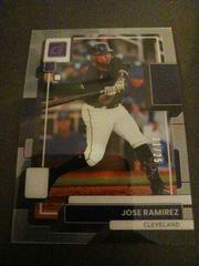 Jose Ramirez [Purple] Baseball Cards 2022 Panini Chronicles Clearly Donruss Prices