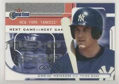 Drew Henson Baseball Cards 2001 Fleer Game Time Prices
