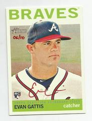 Evan Gattis [Red Ink] Baseball Cards 2013 Topps Heritage Real One Autographs Prices