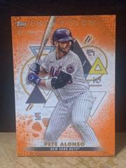 Pete Alonso [Orange] #6 Baseball Cards 2022 Topps Inception Prices