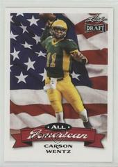 Carson Wentz Football Cards 2016 Leaf Draft All American Prices